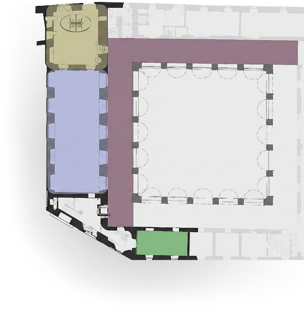 Půdorys Barokního refektáře